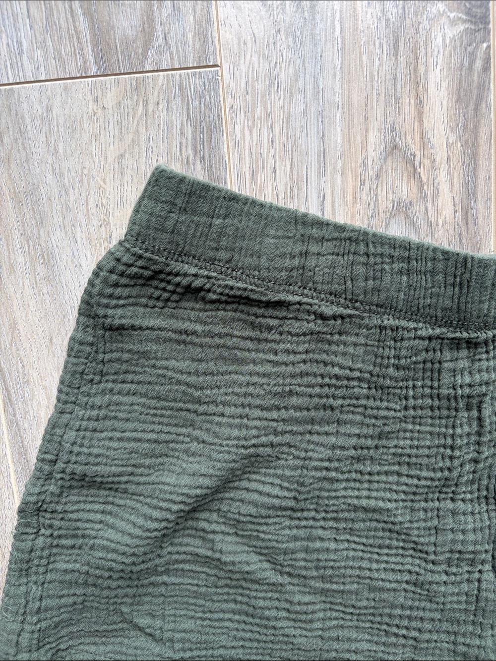 Joe Fresh Olive Green Knit Lounge Shorts - Picture 3 of 4